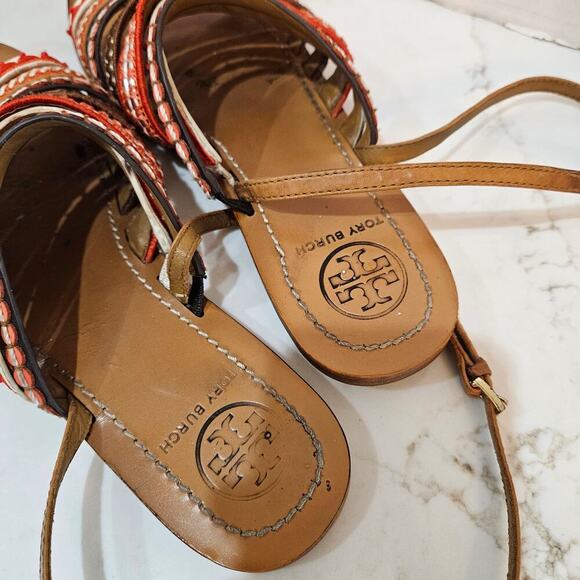 Women's Tori Burch Strappy Size 8.5 - Picture 8 of 9